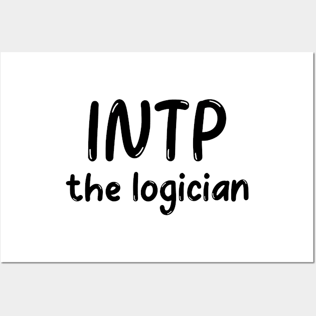 INTP Personality Type (MBTI) Wall Art by JC's Fitness Co.